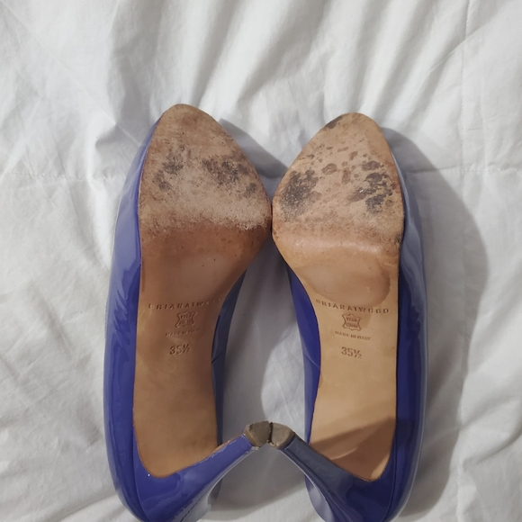 Brian Atwood Purple Pump Heels Size 5 - Picture 6 of 9